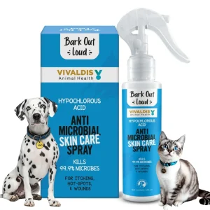 Bark Out Loud Anti-Microbial Spray for Dogs and Cats | Treats Itching ,Hotspot, Wounds