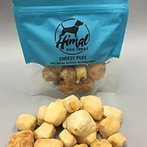 Himal dog treat cheesy puff 2 oz